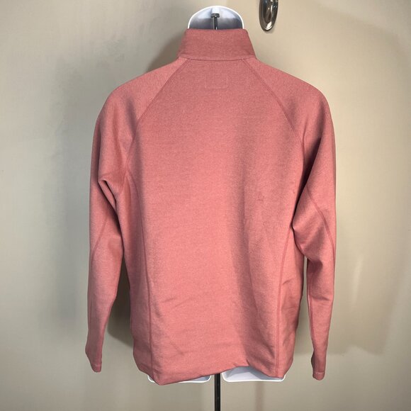 UNTUCKit Men's pink Mint Condition 1/3 zip golf Sweater jacket pullover M - Picture 3 of 5